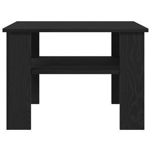 Couchtisch Schwarz Eichenoptik 60x60 cm