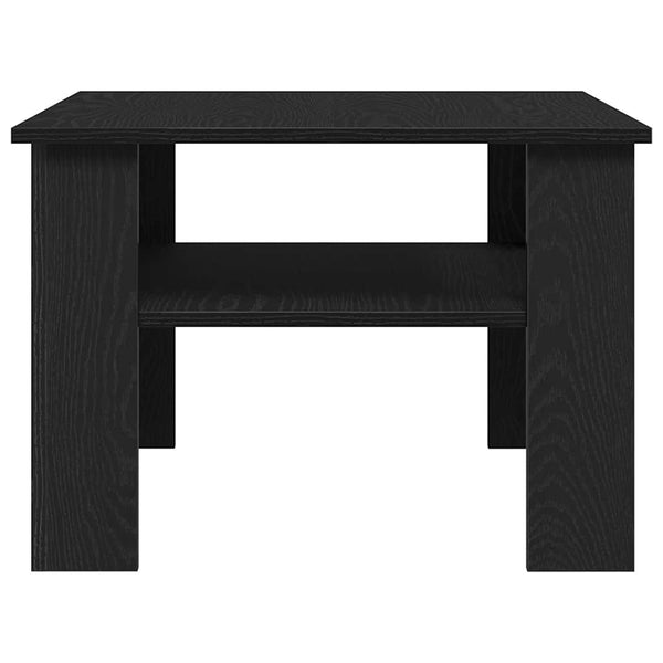 Couchtisch Schwarz Eichenoptik 60x60 cm