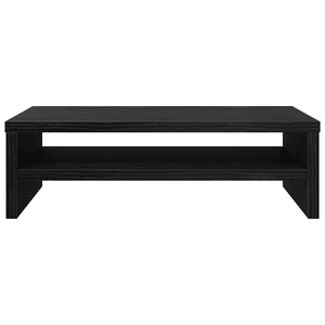 vidaXL Support d'écran chêne noir 42x24x13 cm Bois d'ingénierie