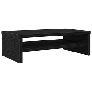 vidaXL Support d'écran chêne noir 42x24x13 cm Bois d'ingénierie