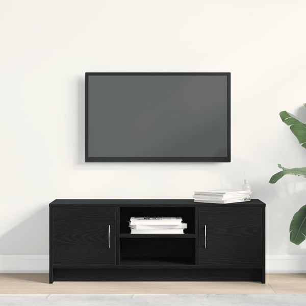 TV-Schrank Eiche Schwarz 102 cm