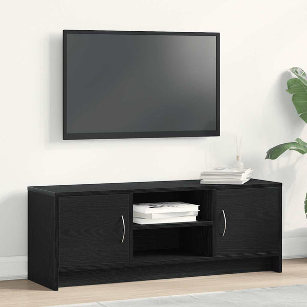 TV-Schrank Eiche Schwarz 102 cm