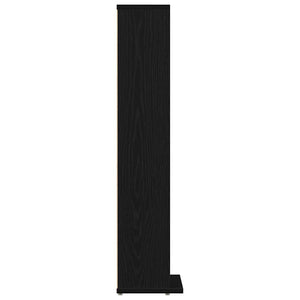 CD-Schrank, Schwarz Eichen-Optik, 88cm