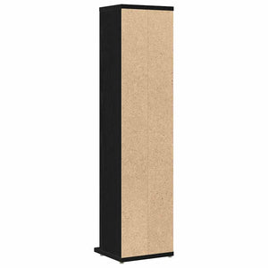 CD-Schrank, Schwarz Eichen-Optik, 88cm