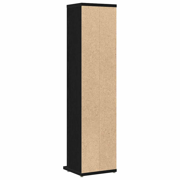 CD-Schrank, Schwarz Eichen-Optik, 88cm