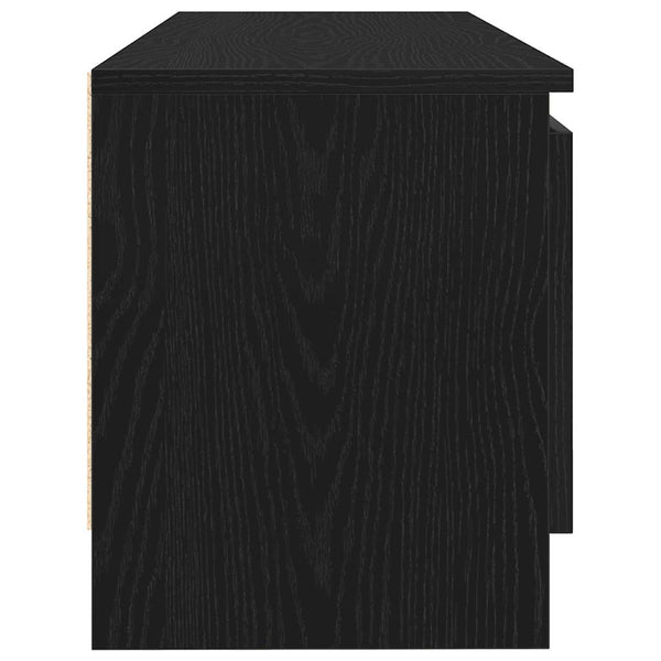 TV-Schrank Schwarz Eichen-Optik 102 cm