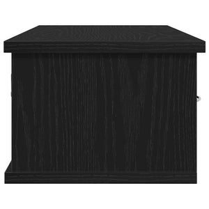 Wandschrank Schwarz Eichen-Optik 60 cm