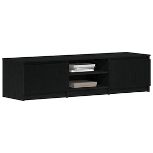 TV-Schrank Schwarz Eichen-Optik 140 cm