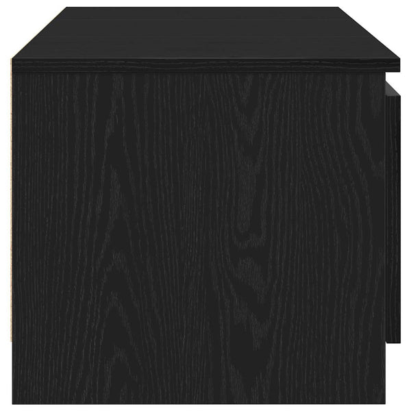 TV-Schrank Schwarz Eichen-Optik 140 cm