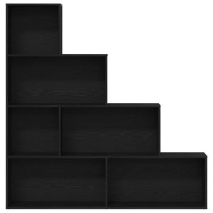 Bücherregal Schwarz Eichen-Optik 160cm