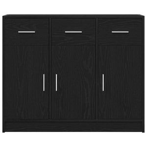 Sideboard Schwarze Eiche 91x28x75 cm