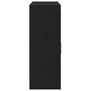 Sideboard Schwarze Eiche 91x28x75 cm