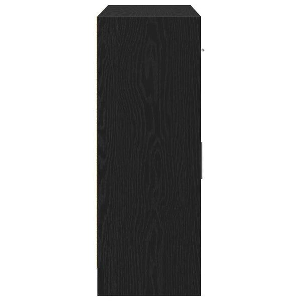 Sideboard Schwarze Eiche 91x28x75 cm