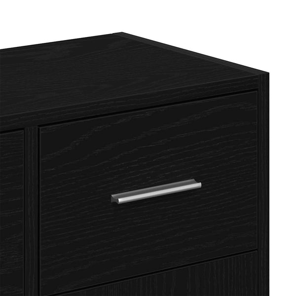 Sideboard Schwarze Eiche 91x28x75 cm