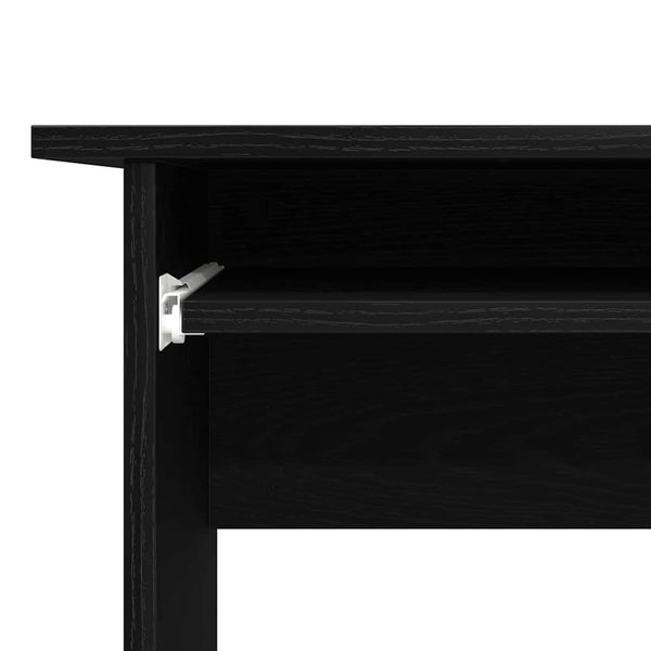 Eckschreibtisch Schwarz Eichenoptik 120x140 cm