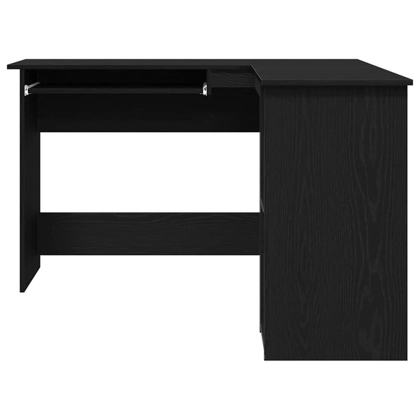 Eckschreibtisch Schwarz Eichenoptik 120x140 cm
