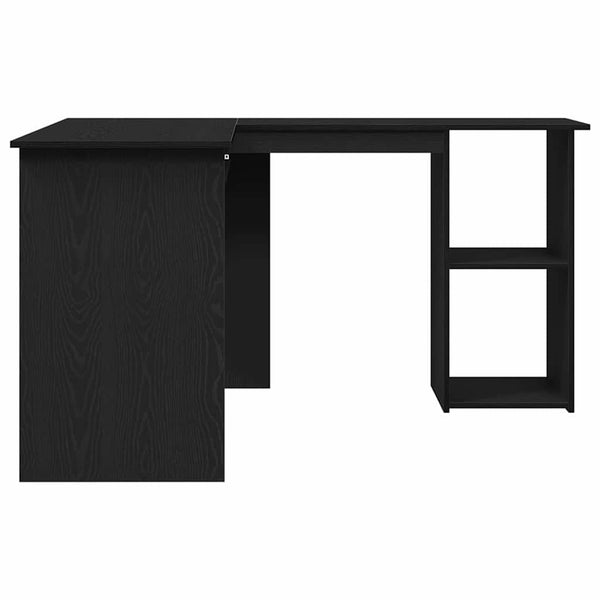 Eckschreibtisch Schwarz Eichenoptik 120x140 cm