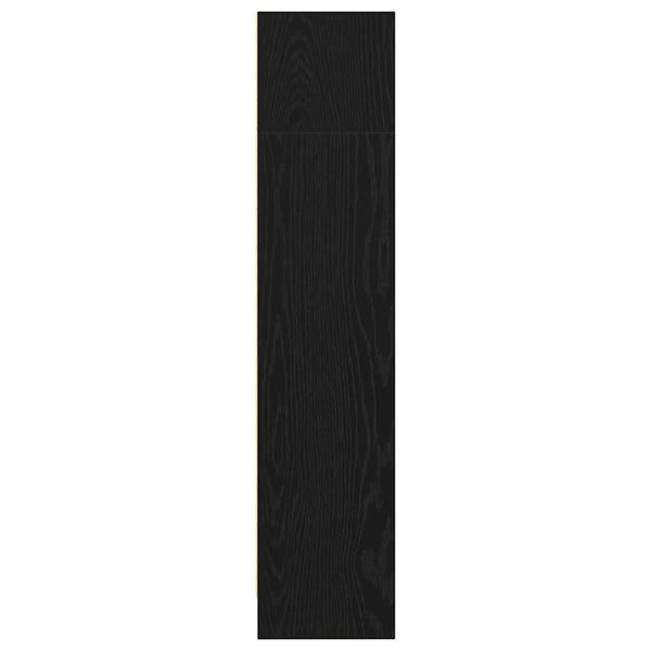 Bücherregal Schwarz Eichen-Optik 109cm