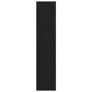 Schwarzes Bücherregal Eichen-Optik 60x109 cm