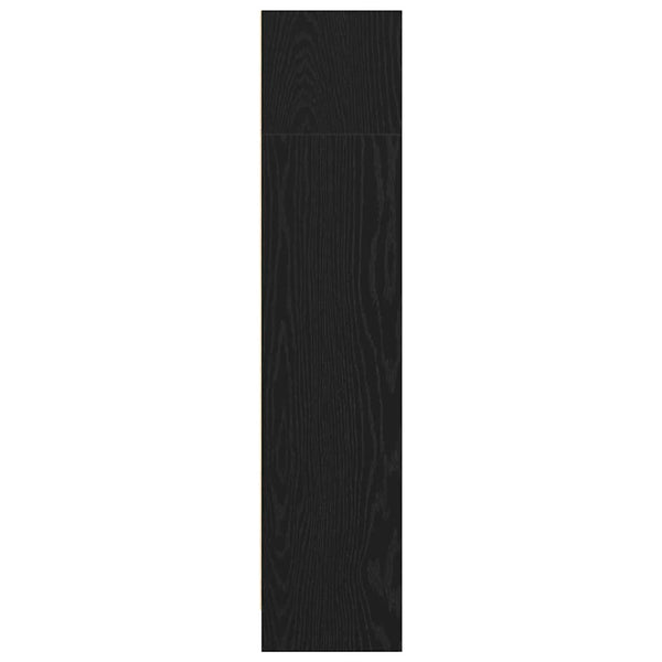 Schwarzes Bücherregal Eichen-Optik 60x109 cm