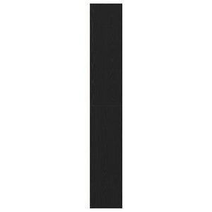Bücherregal Schwarz Eiche 60x30x189 cm