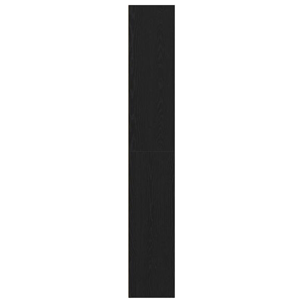 Bücherregal Schwarz Eiche 60x30x189 cm