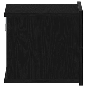 Nachttisch Schwarz Eichenoptik 40x30x30cm