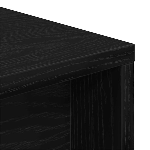 Schreibtisch Schwarz Eichenoptik 200 cm
