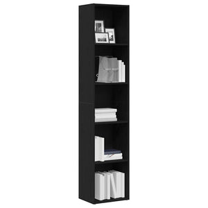 Bücherregal Eiche Schwarz 189 cm