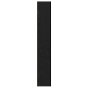 Bücherregal Eiche Schwarz 189 cm