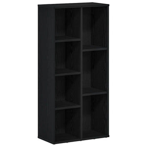 Bücherregal Schwarz Eichen-Optik 104 cm