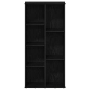 Bücherregal Schwarz Eichen-Optik 104 cm