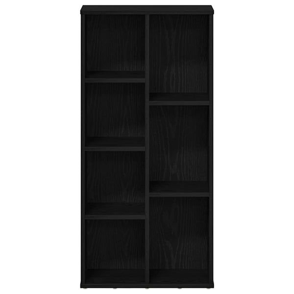 Bücherregal Schwarz Eichen-Optik 104 cm