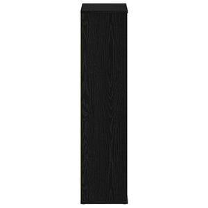Bücherregal Schwarz Eichen-Optik 104 cm
