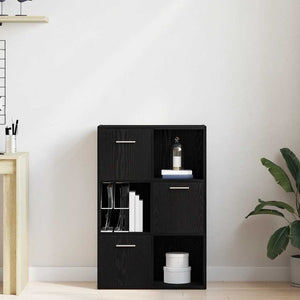 Bücherregal Raumteiler Schwarze Eiche 90cm