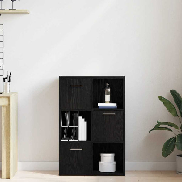 Bücherregal Raumteiler Schwarze Eiche 90cm