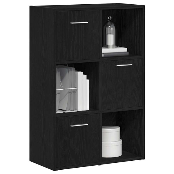 Bücherregal Raumteiler Schwarze Eiche 90cm