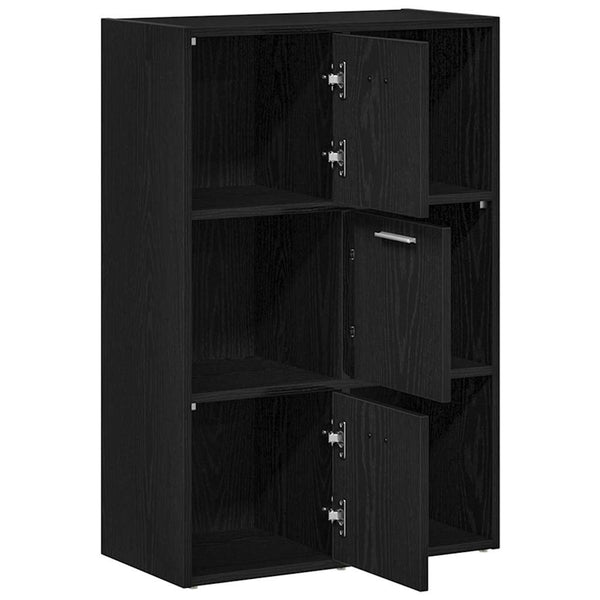 Bücherregal Raumteiler Schwarze Eiche 90cm