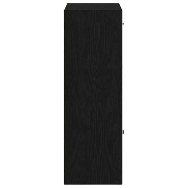 Bücherregal Raumteiler Schwarze Eiche 90cm