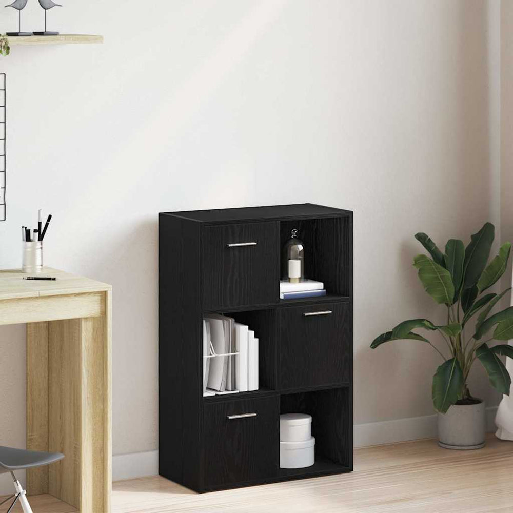 Bücherregal Raumteiler Schwarze Eiche 90cm