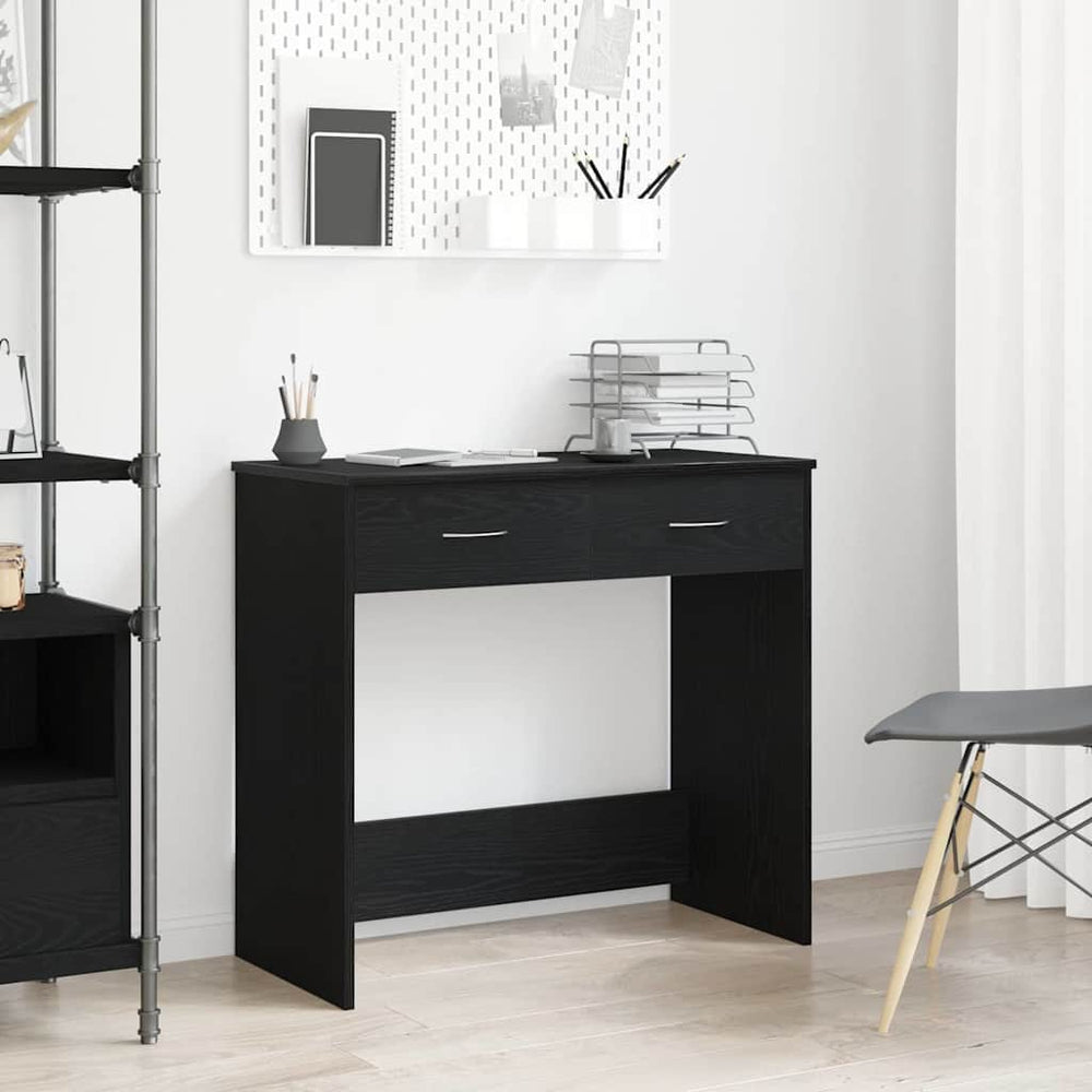 Schreibtisch Schwarz Eiche 80x40 cm