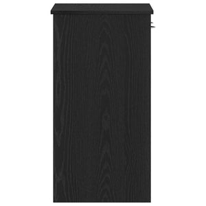 Schreibtisch Schwarz Eiche 80x40 cm