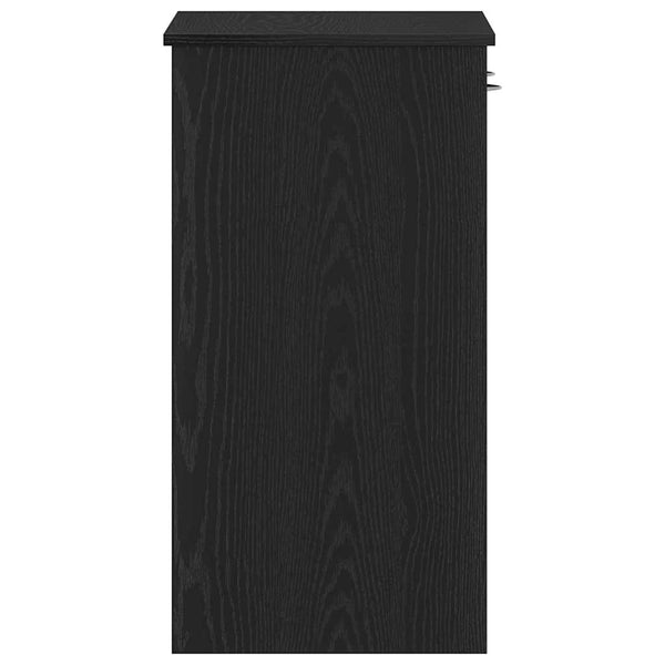 Schreibtisch Schwarz Eiche 80x40 cm