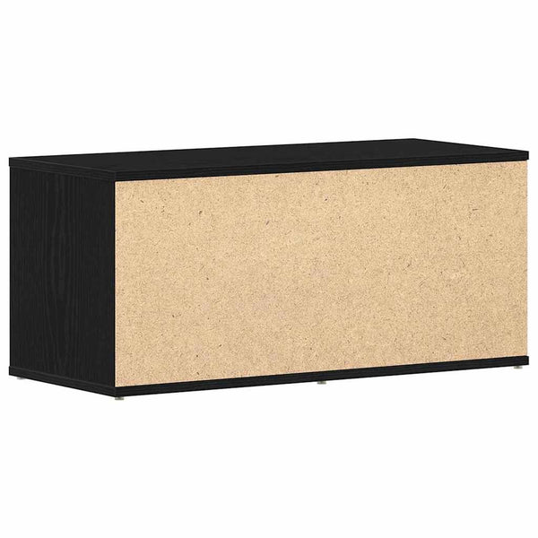 TV-Schrank Schwarz Eichen-Optik 80 cm