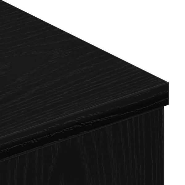TV-Schrank Schwarz Eichen-Optik 80 cm