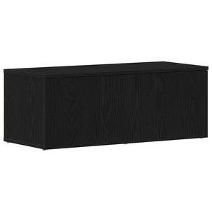 TV-Schrank Schwarz Eichen-Optik 80 cm