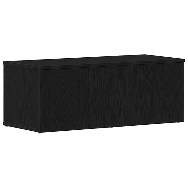 TV-Schrank Schwarz Eichen-Optik 80 cm