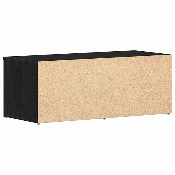 TV-Schrank Schwarz Eichen-Optik 80 cm
