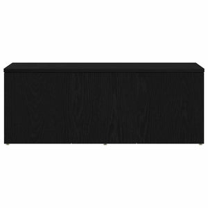 TV-Schrank Schwarz Eichen-Optik 80 cm