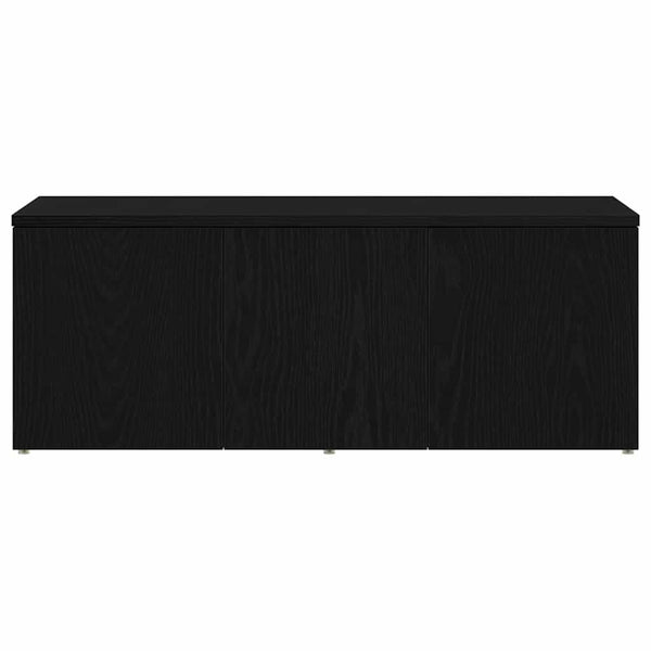 TV-Schrank Schwarz Eichen-Optik 80 cm